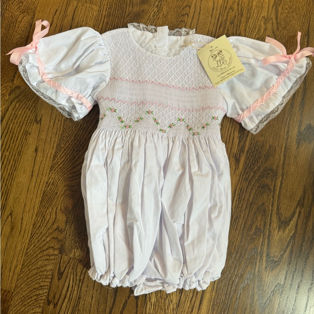 Little Bear Smock Heirloom Bubble